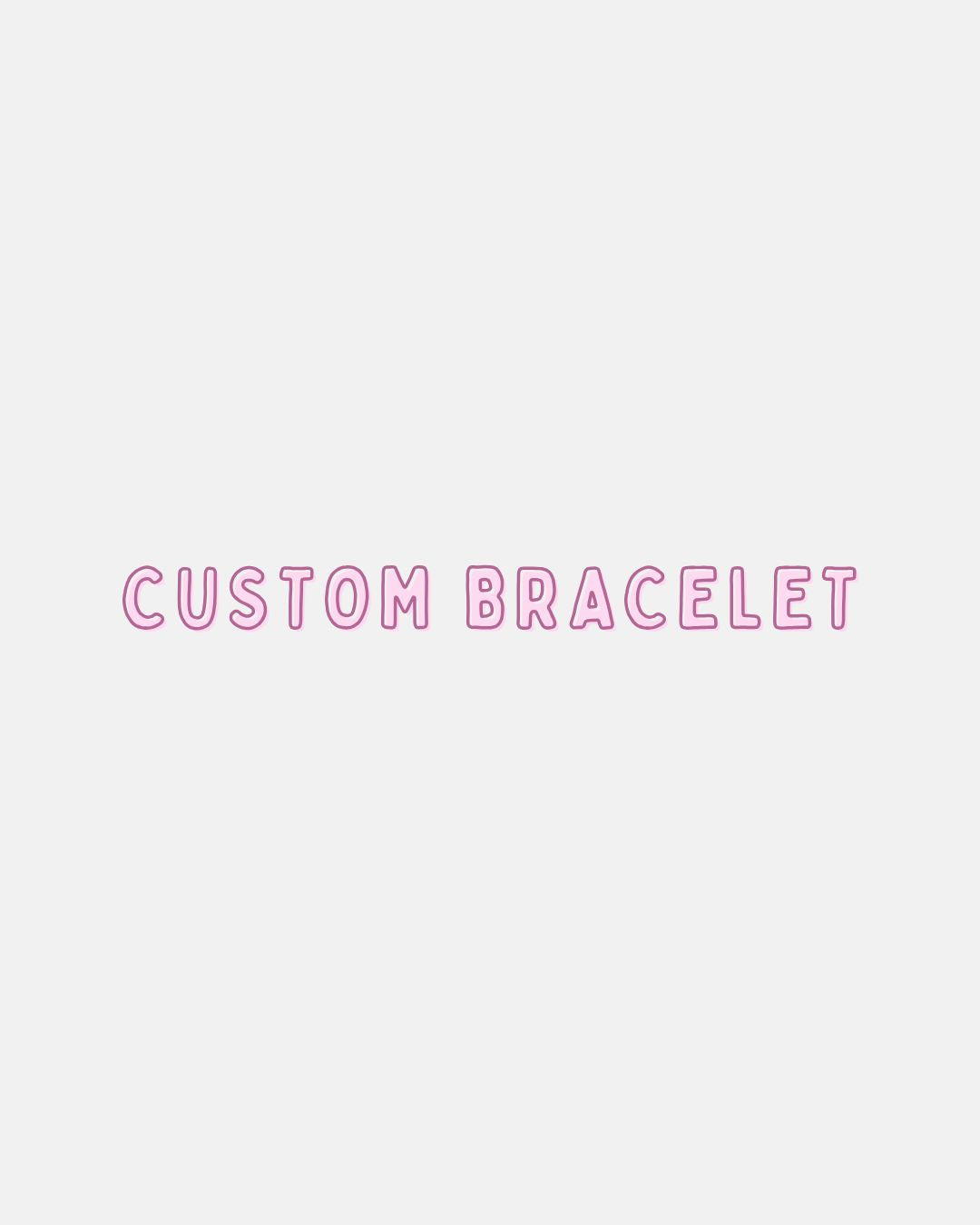 custom charm bracelet
