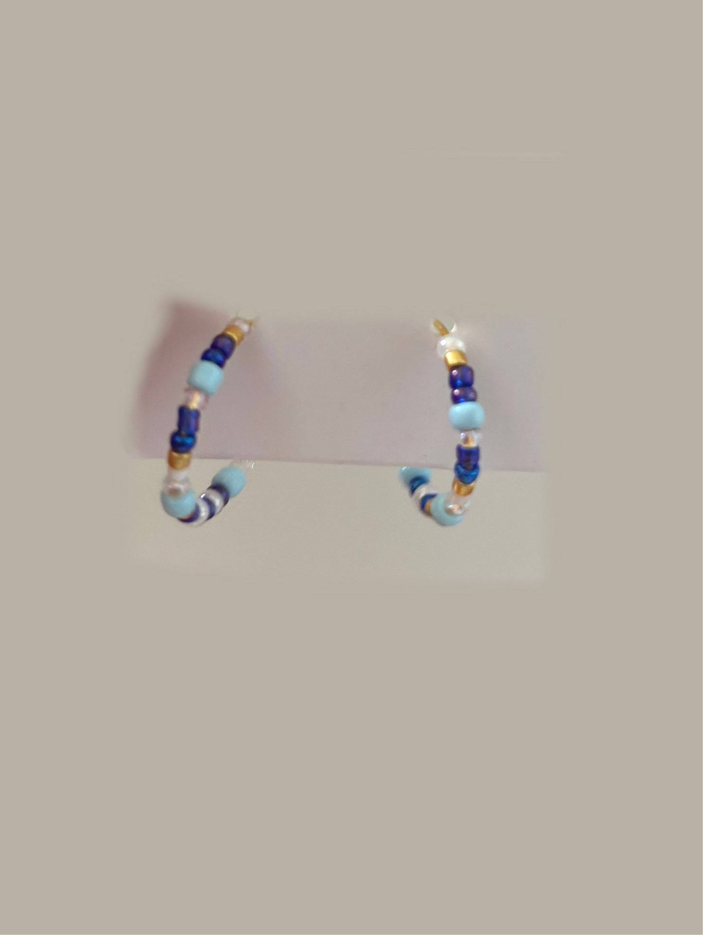 aqua earrings