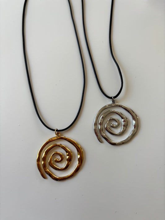spiral necklace