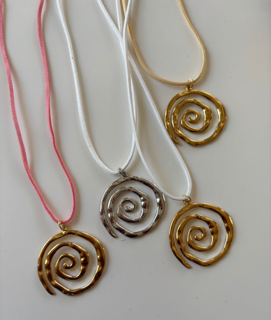 spiral necklace