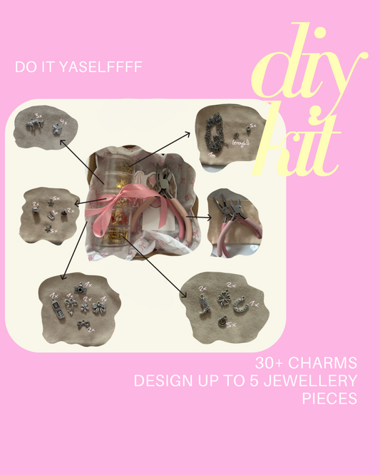 DIY jewellery kit silver