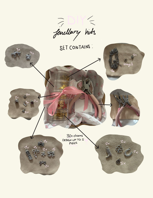 DIY jewellery kit silver