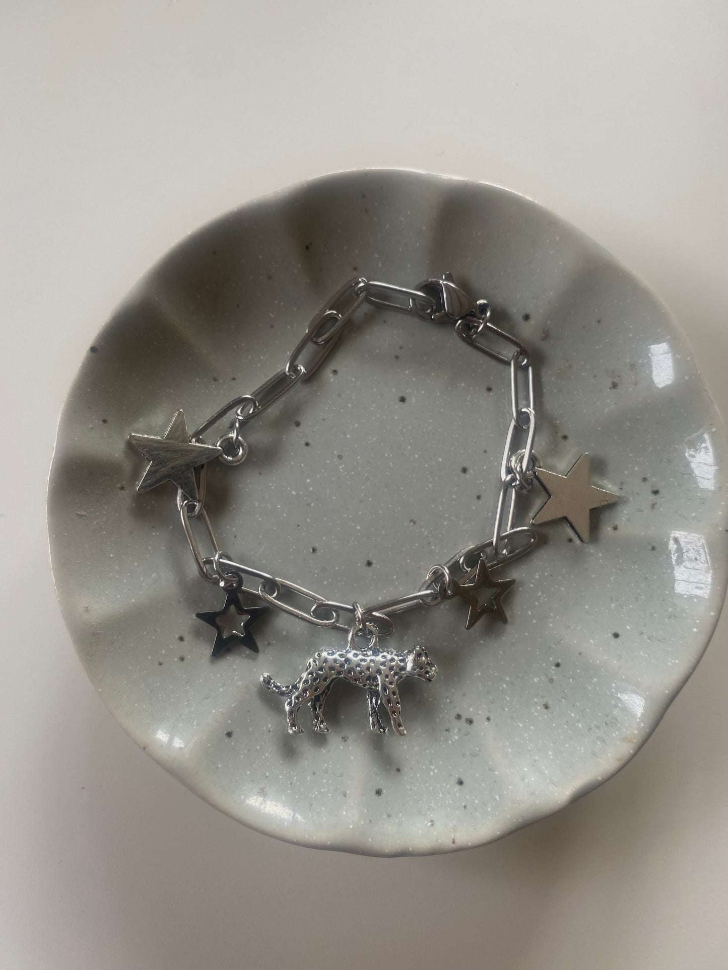 shiny leo bracelet