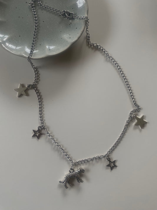 shiny leo necklace