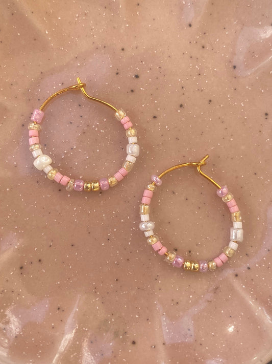 rosy earrings