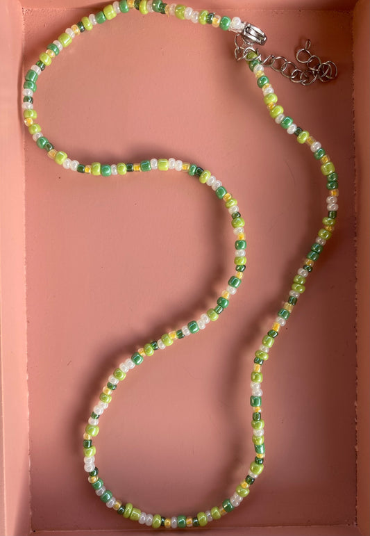pistachio necklace