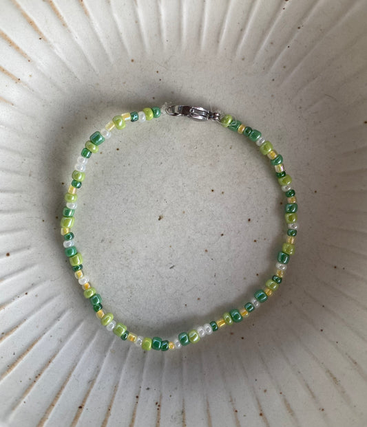 pistachio bracelet